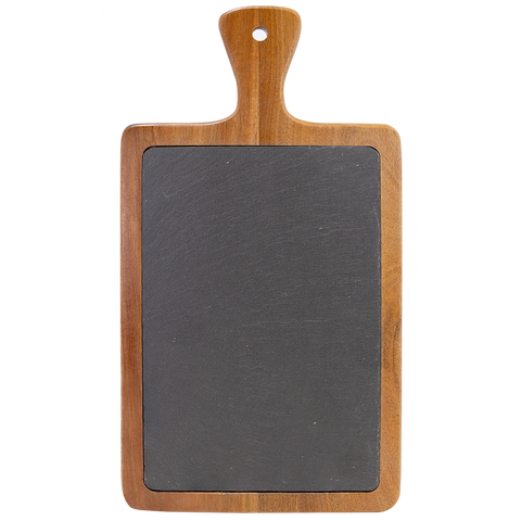 Slate Cutting Board with Acacia Wood